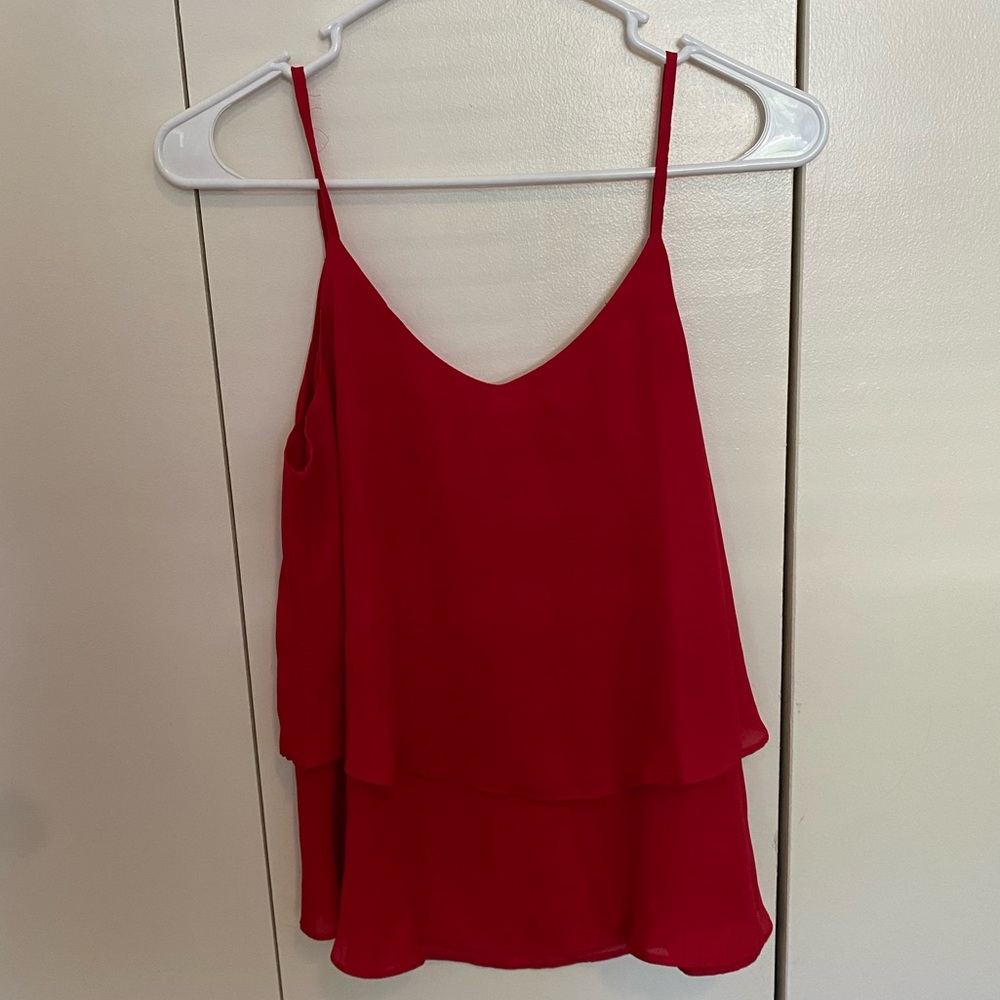 Red Tank Top, Size Small